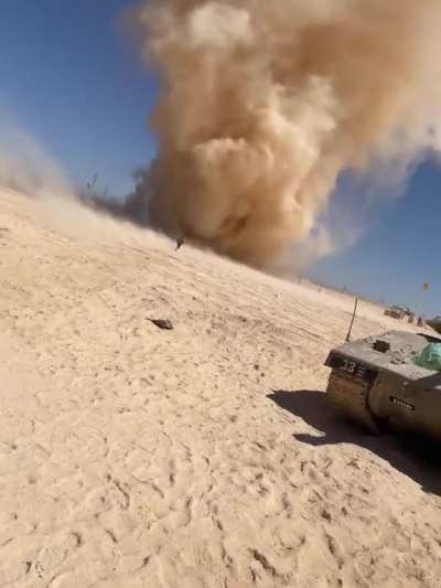 Running head first into a giant dust devil