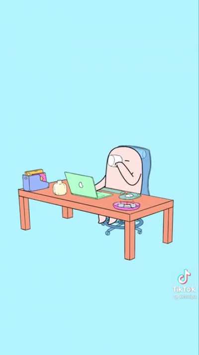 Their desk vs mine