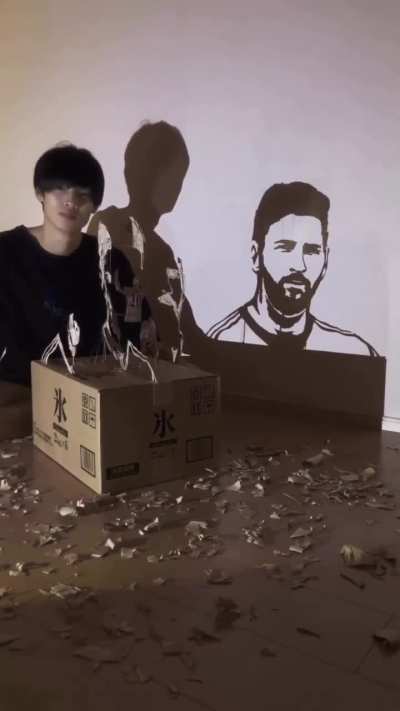 Incredible shadow art displays of this Japanese artist ?