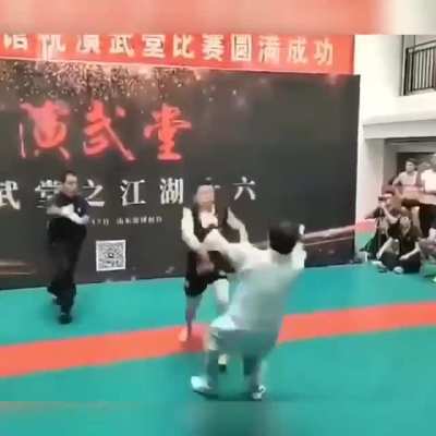 Bogus "Taichi Master" challenges MMA fighter, gets knocked out in 3 punches.