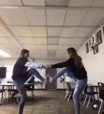 Right in the kisser