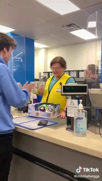 Buzz Lightyear prank at Walmart