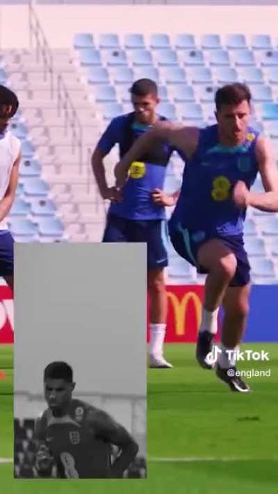 Skrillex just started teasing the official sound for “RUMBLE” on TikTok today via the England team for the World Cup