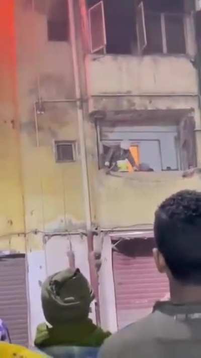 To put down a fire