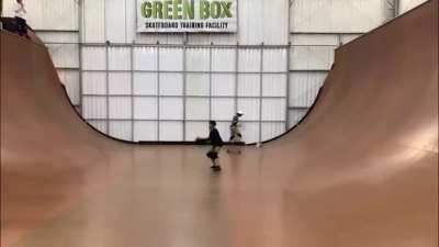 Gui Khury, 11 years old, became the first skateboarder in history to land a 1080 on a vert ramp.