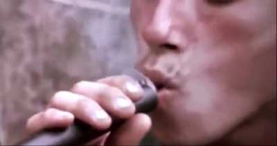 The term shotgunning weed was coined in Vietnam, where soldiers smoked out of the barrel of shotguns