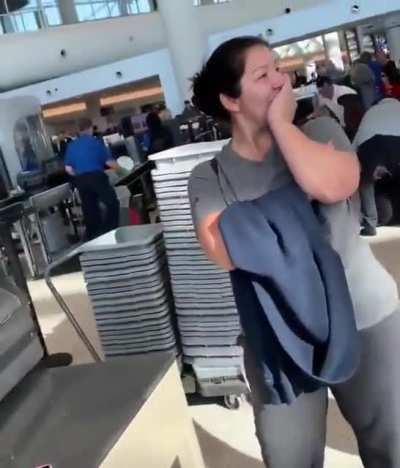 His reaction ?
