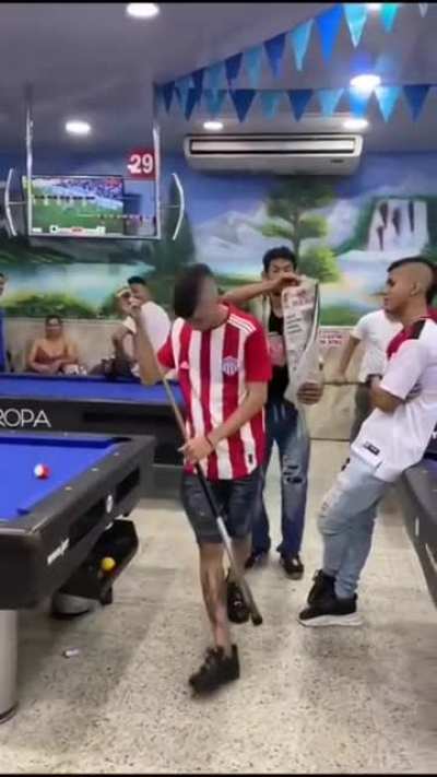 some magic at the pool hall