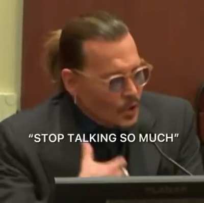 Johnny Depp dealing with ?s