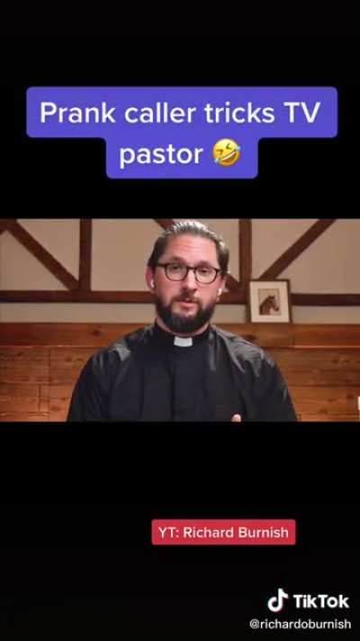 Caller tricks tv pastor