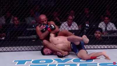 One of the craziest moves in fighting history (Suplex to armbar before he hits the ground)
