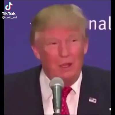 Bro made trump laugh ?