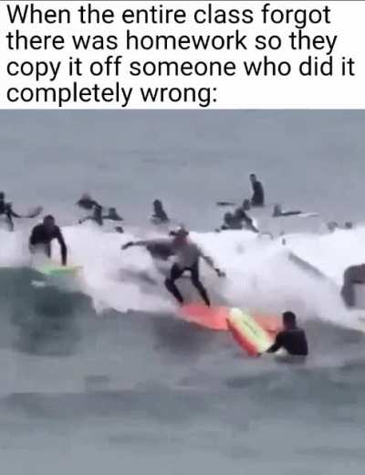Nice, now we're all falling