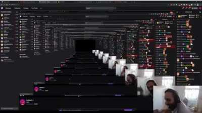Streamer watches himself. Hell breaks loose