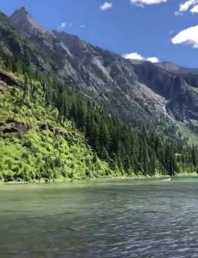 ? Glacier National Park looks like a painting