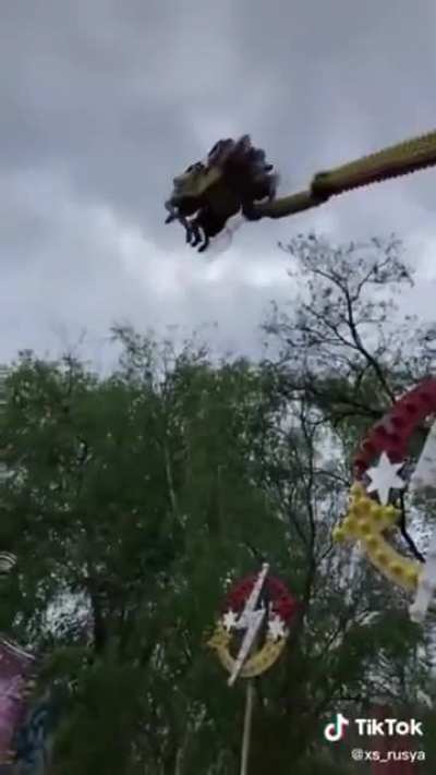 When the ride attendant forgets to remove the entry steps.