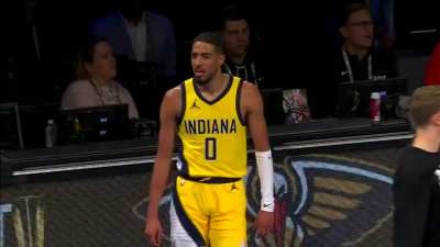 [Highlight] Tyrese Haliburton mocks Damian Lillard's 'Dame Time' celebration: "I know what time it is!"