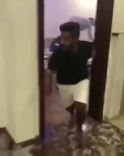 Caution: wet floor
