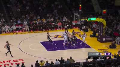 [Highlight] Russell Westbrook flies in for the slam...