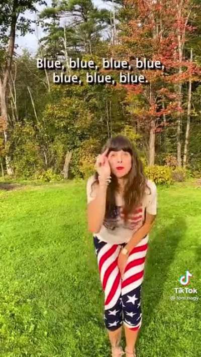 The dance is for attention but she's got a point.