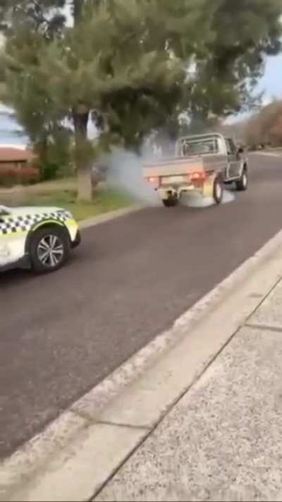 Always check your mirrors before doing skids