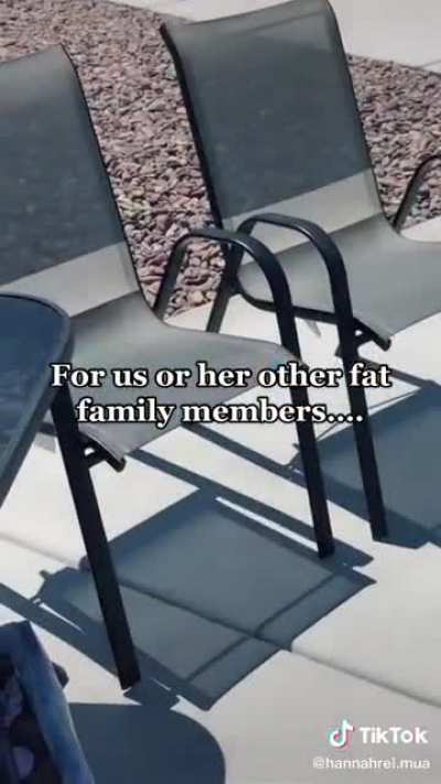 Chairs are fatphobic!!!?