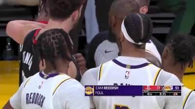 [Highlight] Tari Eason (55.6 FT% this season) lines up for the technical foul FT's and immediately gets denied by Fred VanVleet (90.2%)