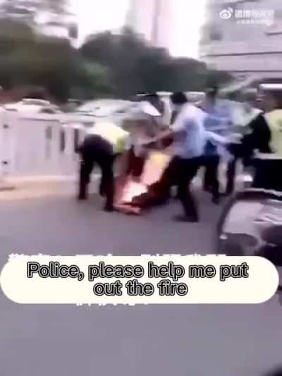 Although this is saving lives, but I have to say there is a little funny, I hope the poor man was not injured