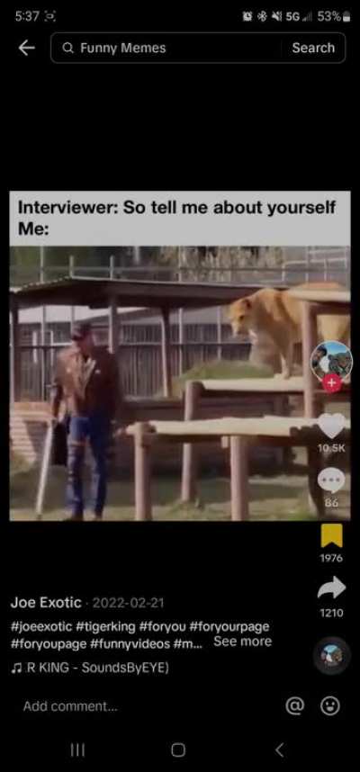 Sit down and hold on