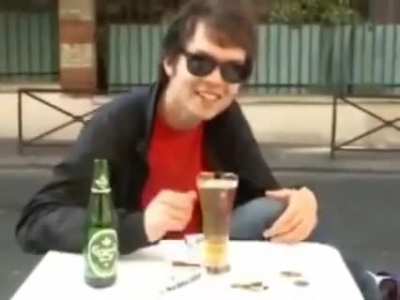 Mentos and beer.