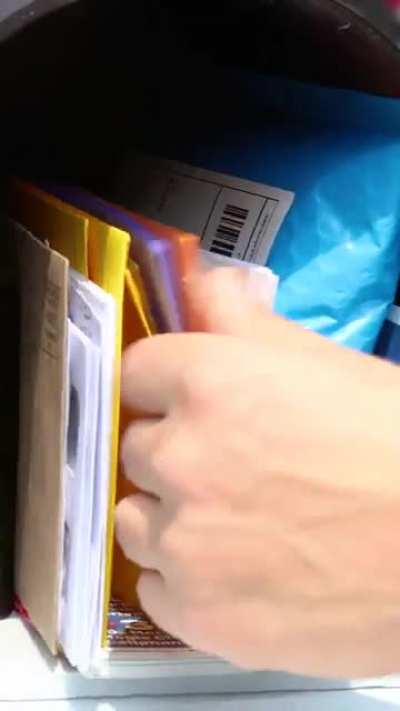 I make fake products so I created a mailbox with a built in shredder for junk mail.