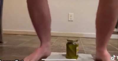 A pickle jar
