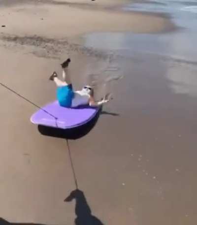 The beach is great