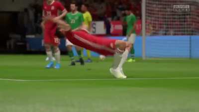 Just a normal celebration after scoring