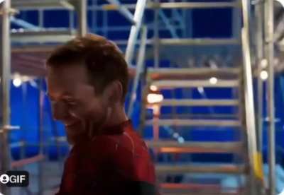 why did Tobey smile like a school girl?