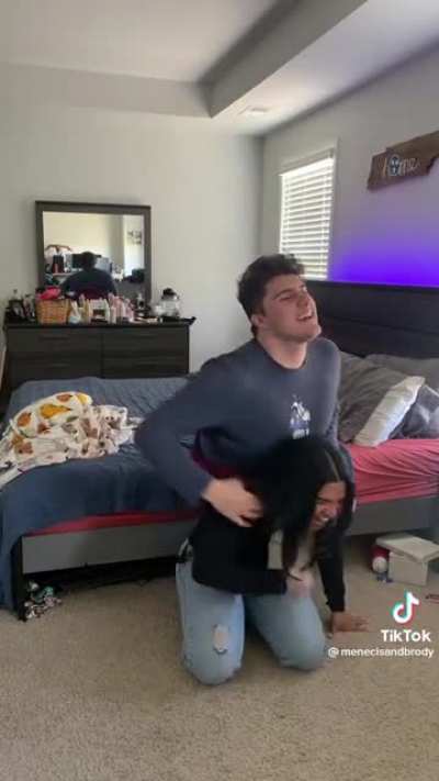 Putting a man with no legs in a backpack ?