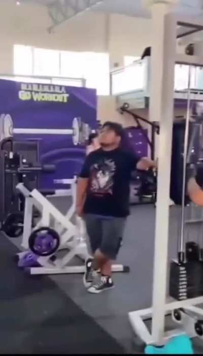 Man being happy