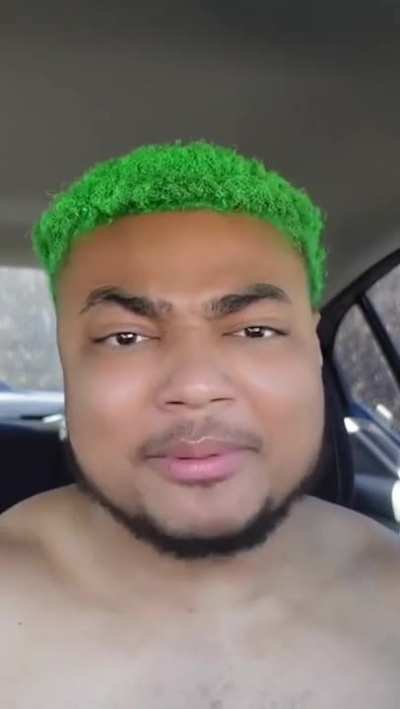 to tell people that he doesn't look like minecraft's dirt block