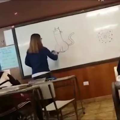 The moment she realized!