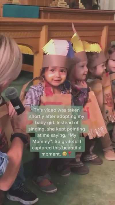 She's so grateful