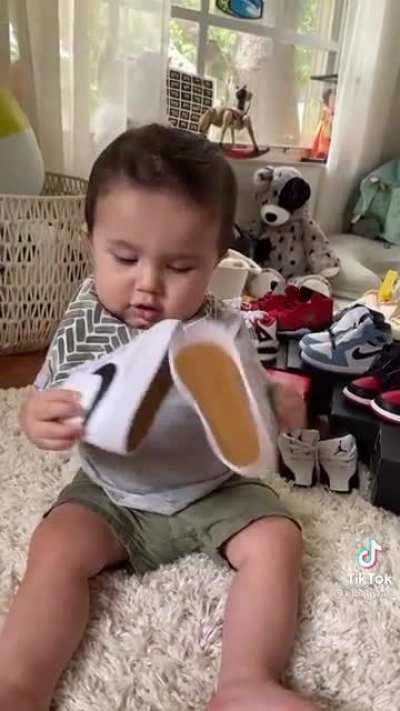 When a baby has more drip than you do ?