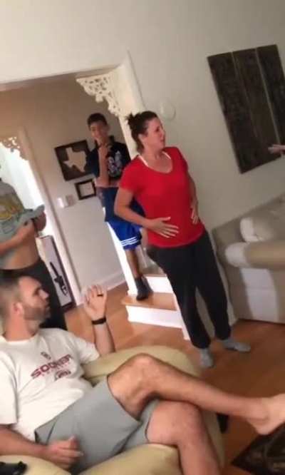 She really fell for this trick
