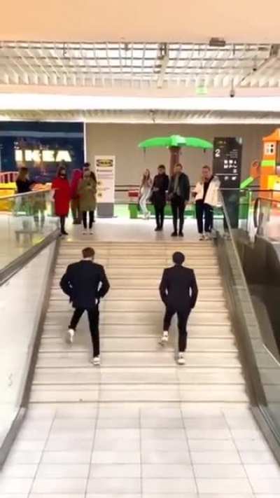 Not just the moves but the challenge of doing it!