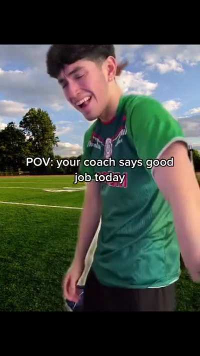 Thanks coach?
