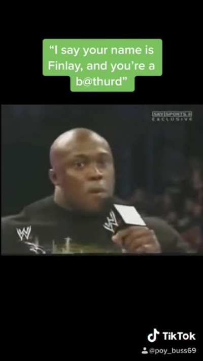 And you’re a bathurd ?
