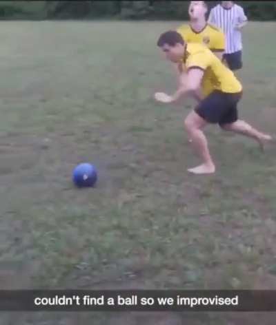 To play soccer