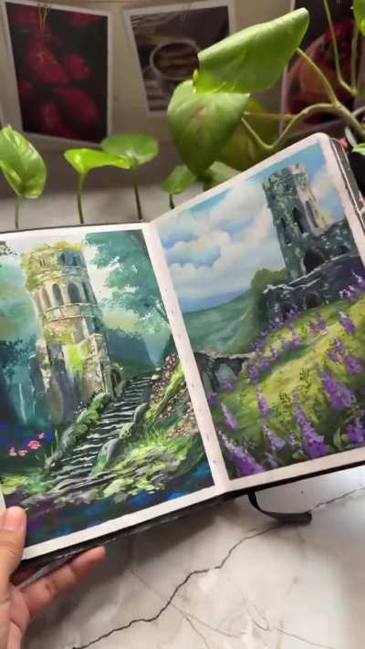 Never judge a sketchbook by its cover! ?
