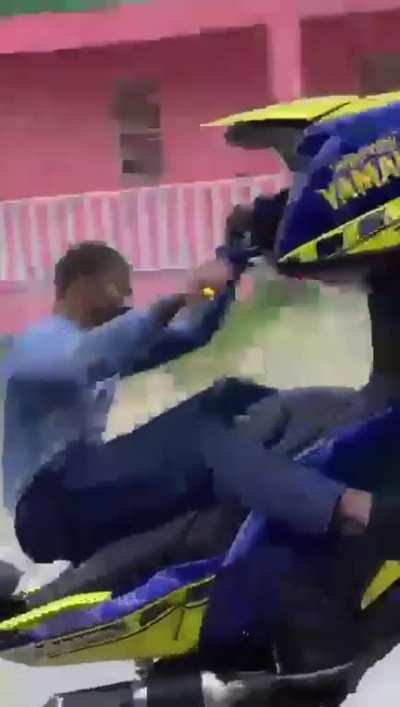 WCGW showing off pulling a wheelie ?