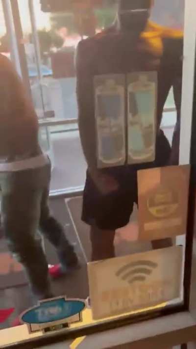 This happening at a Hooters because of an argument over chocolate…