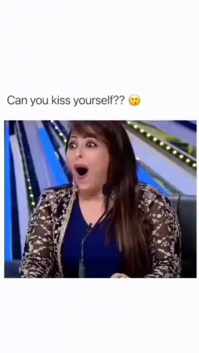 Can you kiss yourself??
